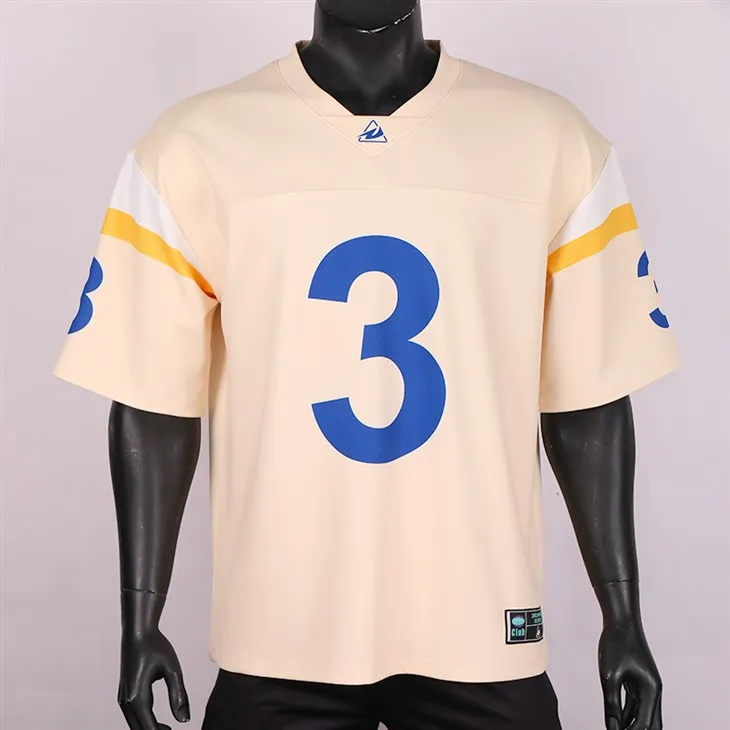 Camiseta de fútbol americano personalizada por el fabricante