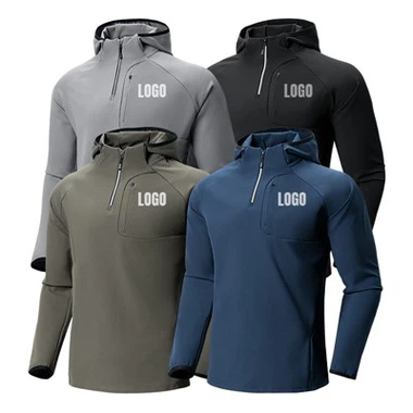 Sudadera de deportes para hombres con capucha de logotipo personalizado de mariscal